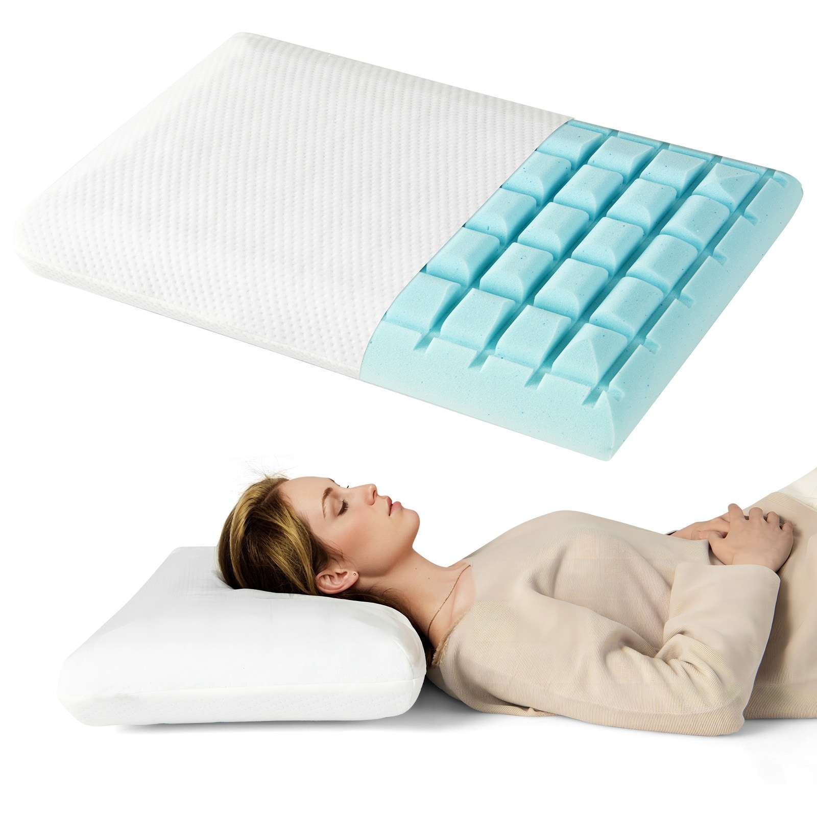 Cooling gel pillow bed bath and beyond cheap