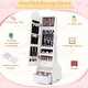 preview thumbnail 15 of 17, Costway Kids Vanity Set Princess Makeup Dressing Table and Chair Set - See Details