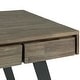 preview thumbnail 26 of 50, WYNDENHALL Mitchell SOLID ACACIA WOOD Modern Industrial 54 inch Wide Desk