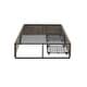 preview thumbnail 19 of 22, iNSPIRE Q Modern Youngstown Wood Finish Panel Black Metal Twin Platform Bed with Storage Drawers