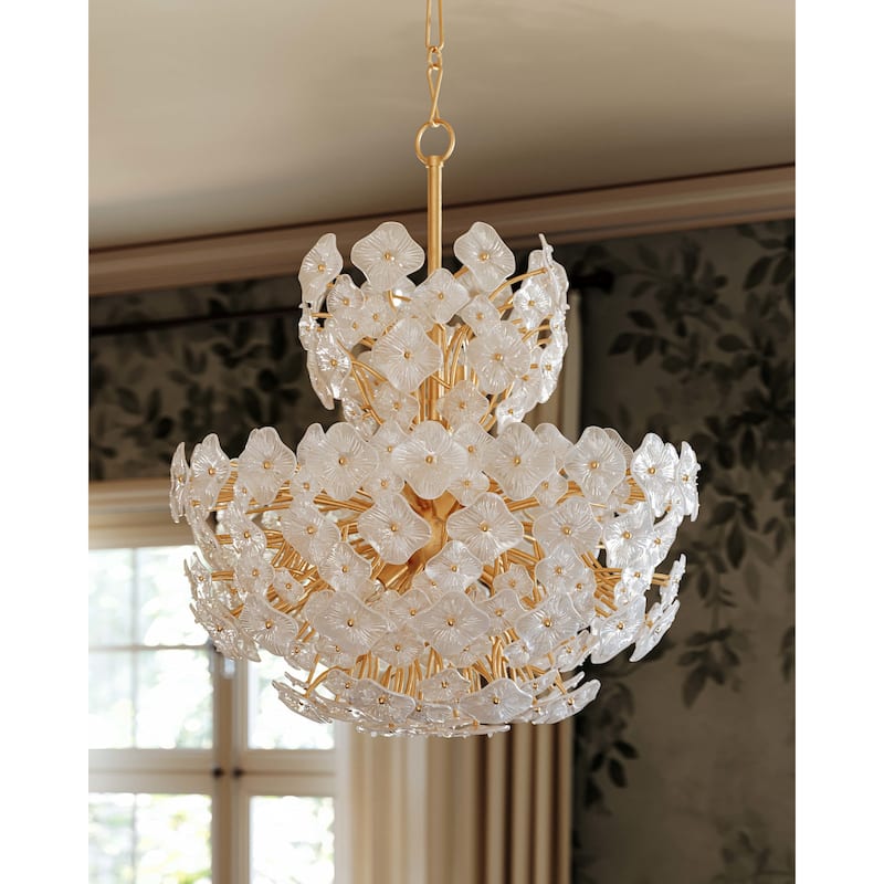 Hudson Valley Lighting 5613 Barrytown 13 Light 34" Wide Pendant with
