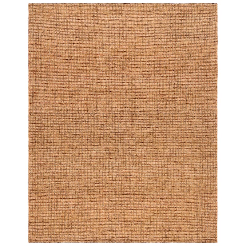 SAFAVIEH Handmade Pine Rezzan Modern Wool Rug - 8' x 10' - Natural/Gold