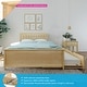 preview thumbnail 52 of 62, Max and Lily Slat Headboard Full Bed with Trundle