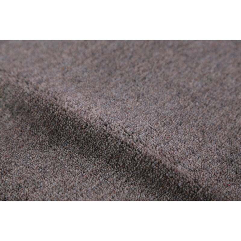 Hand Knotted Oriental 100% Wool Carpet Tribal Tribal Greys & Charcoal Gabbeh Area Rug - 10' 2'' X 8' 4''