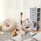 preview thumbnail 43 of 100, Home Bedroom Furniture 5-drawer Chest Vertical Storage Tower - Fabric Dresser