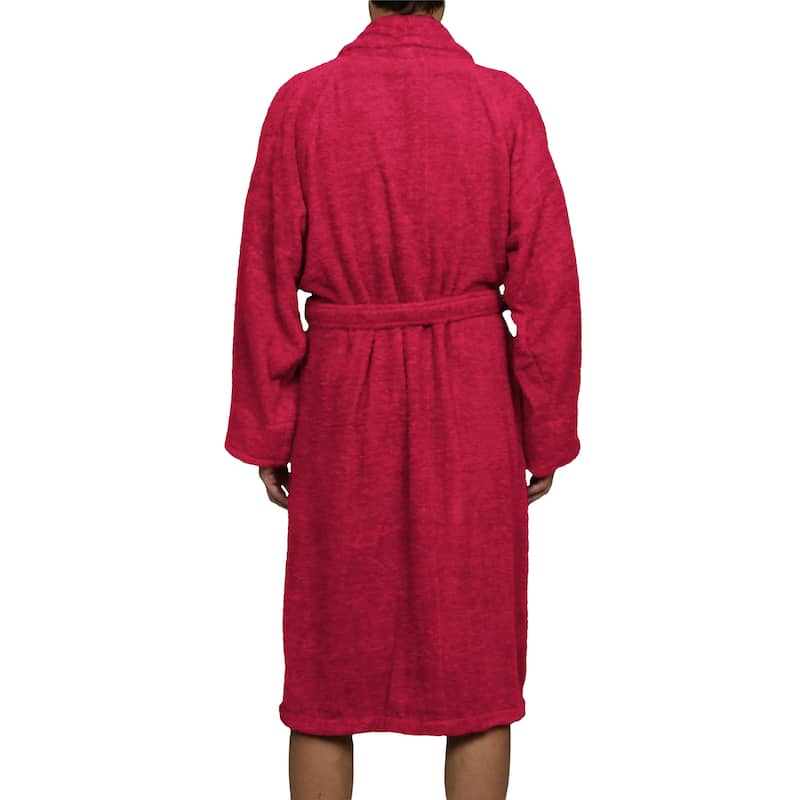 100% Cotton Soft Terry Adult Unisex Lightweight Bathrobe by Superior