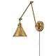 preview thumbnail 2 of 1, Hinkley Arti 1-Light Sconce in Heritage Brass