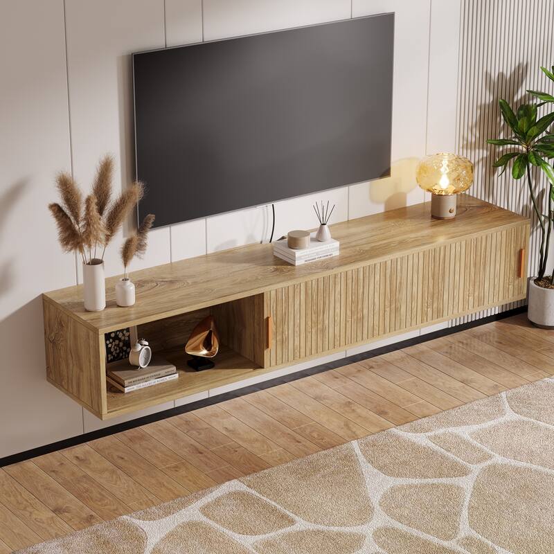 Floating TV Stand Wall Mounted