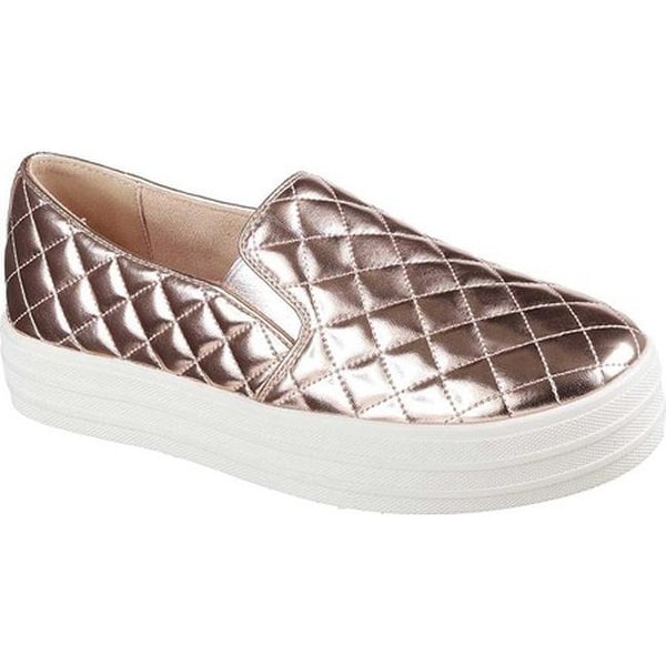 skechers rose gold slip on