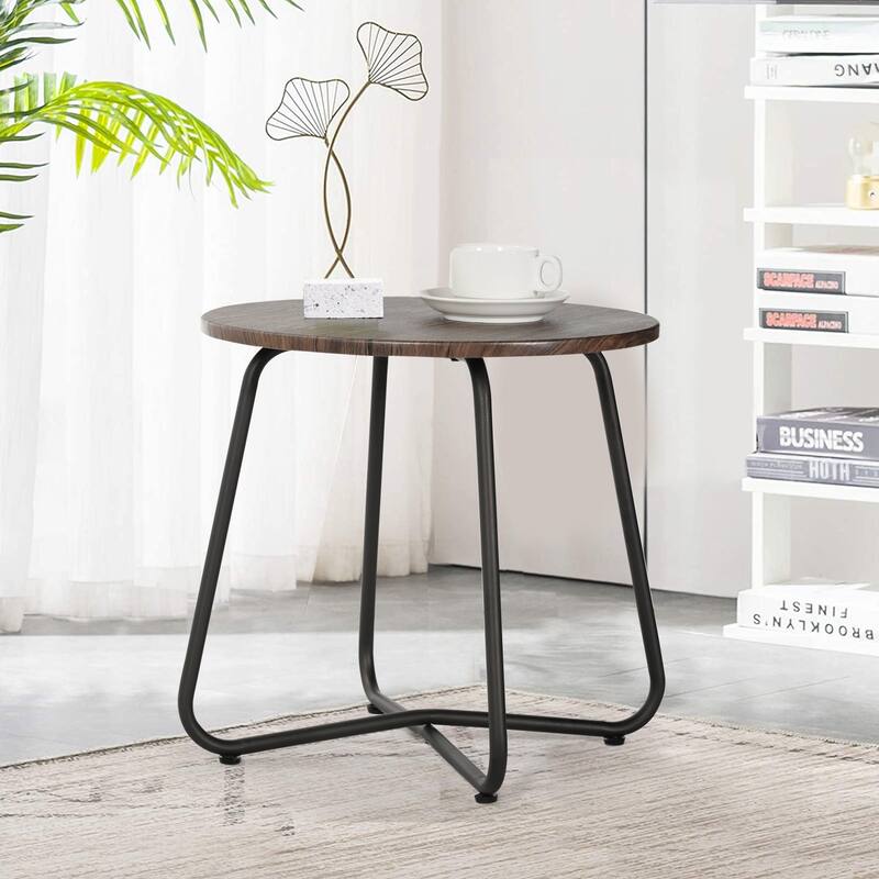 VECELO Modern Small Round Coffee tables