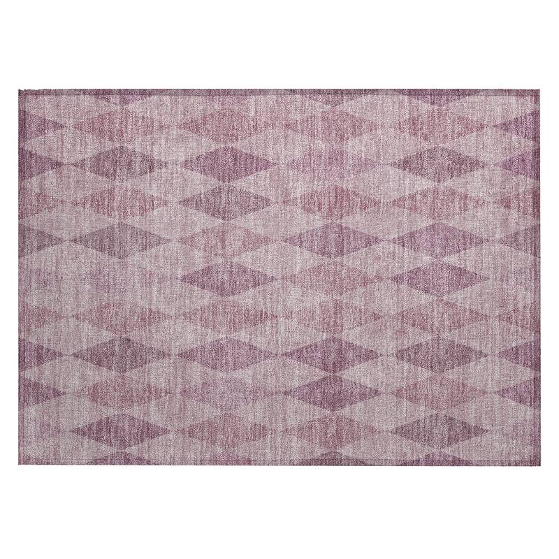 Para Stylish Geometric Weather Resistant Versatile Elegance Outdoor Rug