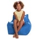 preview thumbnail 88 of 89, Bean Bag Chair for Kids, Teens and Adults, Comfy Chairs for your Room Newport Chair - Royal Blue