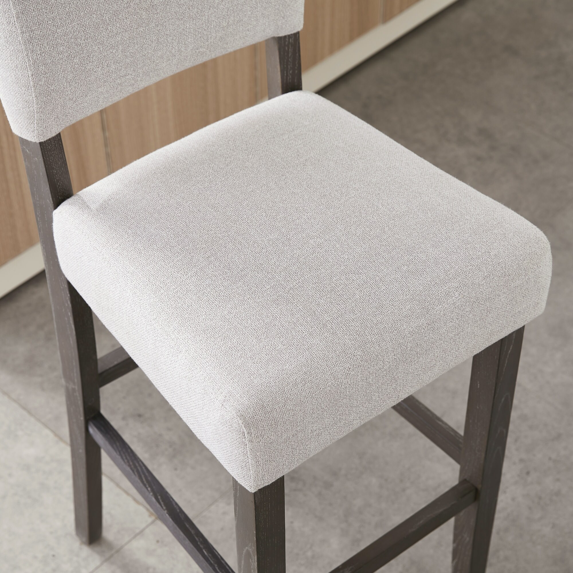 Leick home wood upholstered counter stool top