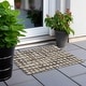 preview thumbnail 98 of 101, Machine Washable Indoor/ Outdoor Chantille Abstract Dots Rug Brown - 1'8" x 2'6"