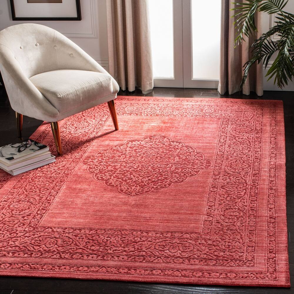 SAFAVIEH Handmade Mirage Narciza Modern Abstract Viscose Rug