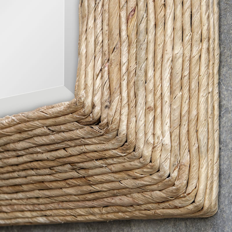 Uttermost Rora Woven Coastal Mirror - 46"W x 34"H x 4"D