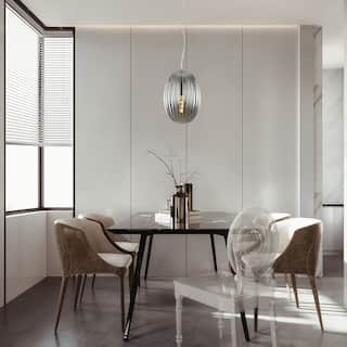 Light Society Opal 12" Glass Pendant Light