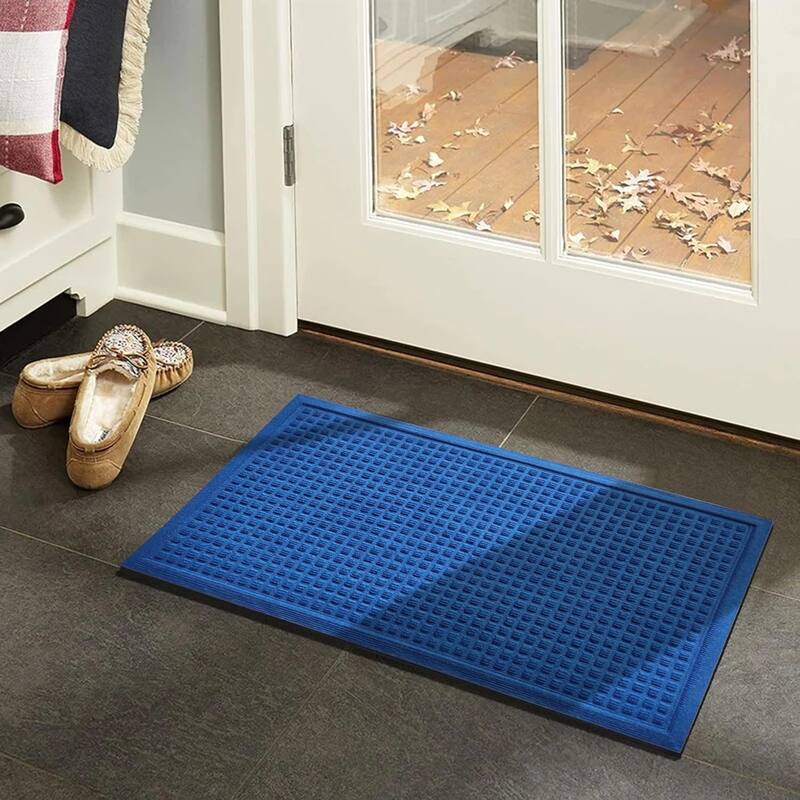 A1HC New All Weather Superior Dirt and Moisture Absorbing Polypropylene Door Mat with Non-Slip Backing for Inside Outside Use