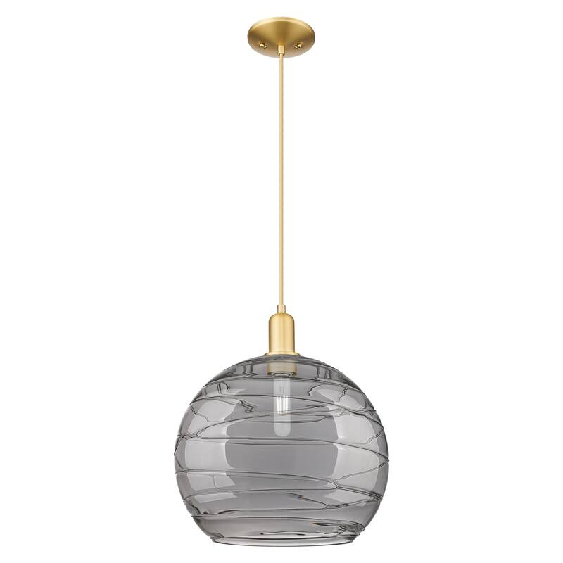 Innovations Lighting Endless Possibilities Arcadia - Athens Deco Swirl - 1 Light 14" Cord Hung Mini Pendant - Satin Gold
