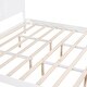 preview thumbnail 8 of 9, King Size Canopy Platform Bed with Headboard and Slat Support Leg