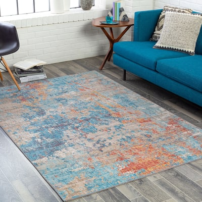 Livabliss Lautner Modern Abstract Printed Area Rug