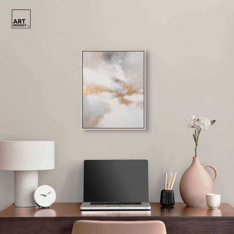 Fleeting Gold I Canvas by Art Remedy