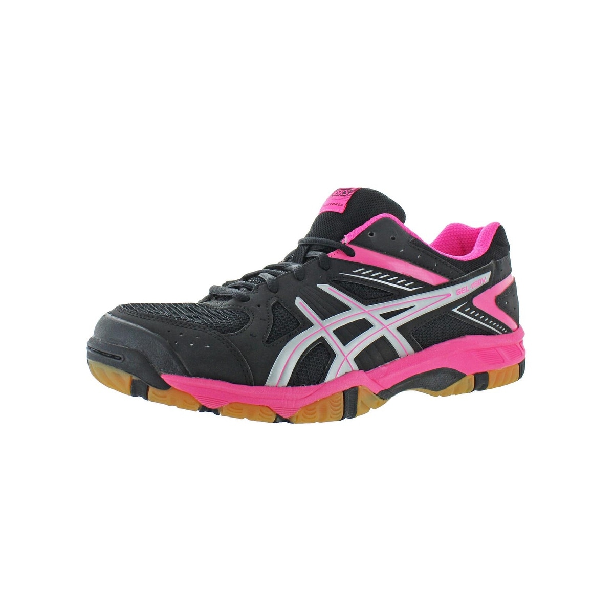 black leather asics womens