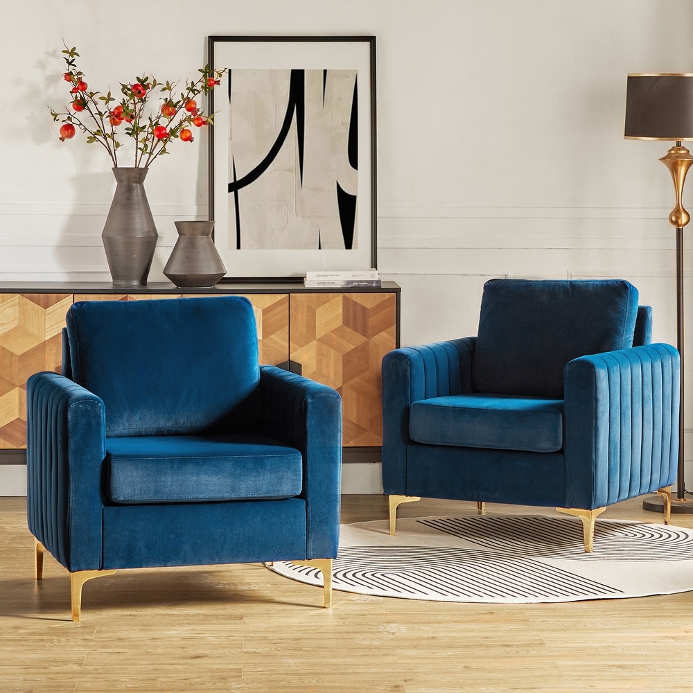 Blue top room chair