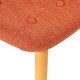 preview thumbnail 70 of 76, Hariata Mid-Century Modern Wingback Fabric Chair/Ottoman Set by Christopher Knight Home