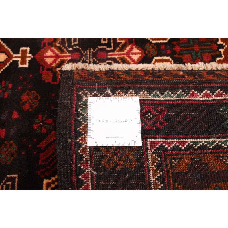 ECARPETGALLERY Hand-knotted Teimani Black Wool Rug - 3'3 x 6'3