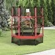 preview thumbnail 3 of 7, Trampoline with Enclosure Net, Springless Design, Safety Pad and Steel Frame