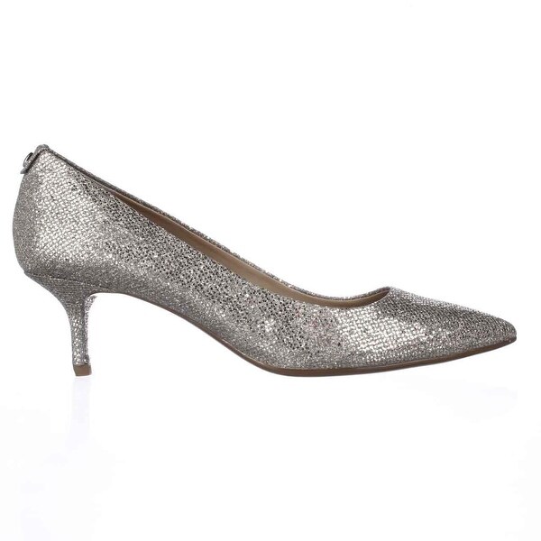 michael kors silver glitter shoes