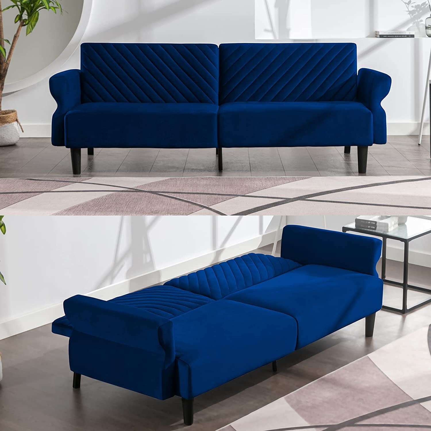 Convertible futon hotsell sofa