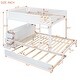 preview thumbnail 34 of 106, Roomfitters Twin/Full Bunk Bed with Twin Trundle, Built-in Storage, Desk, Sturdy Wooden Frame, Functional and Space-Saving