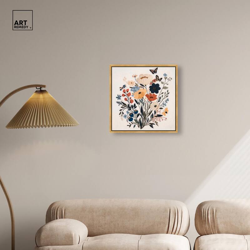 Garden of Threads I Canvas by Art Remedy