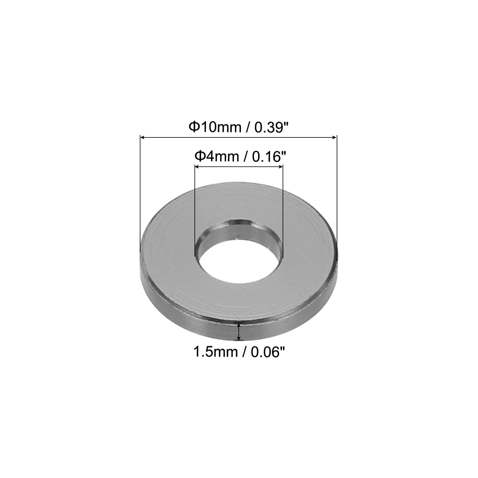 Flat Washer Gasket Anodized Countersunk Washer,Washers for Screw RC/FPV/PC/Drone/Mechanical Accessories Model Parts