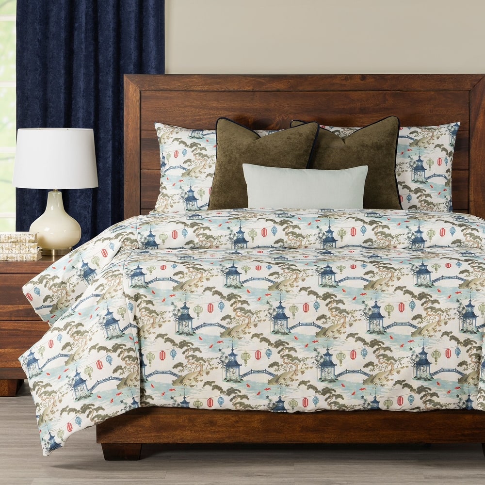 Siscovers Tranquil Japanese Garden Print Duvet Set
