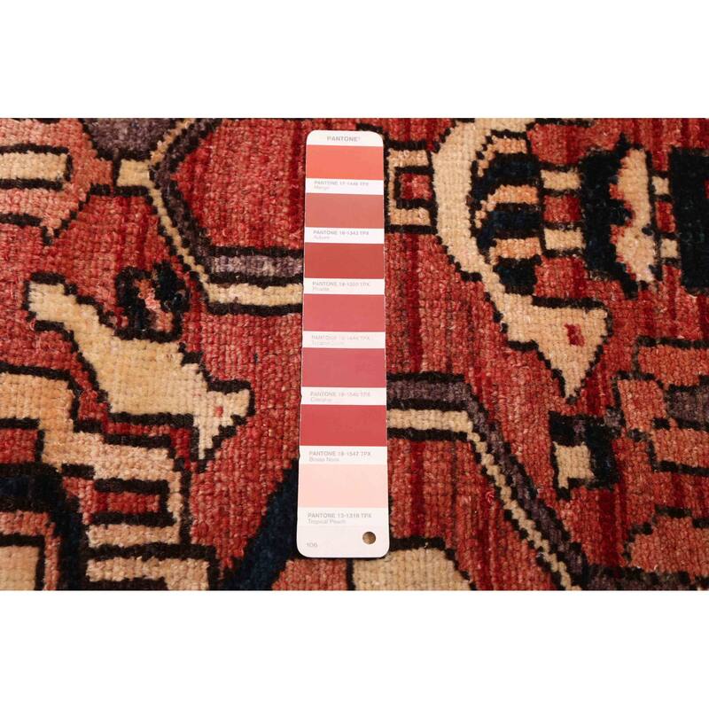 ECARPETGALLERY Hand-knotted Kayseri Vintage Copper Wool Rug - 6'3 x 9'6