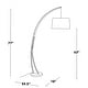 preview thumbnail 7 of 5, Carson Carrington Farrah Walnut Wood & Marble Floor Lamp