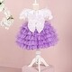 preview thumbnail 2 of 7, Puffy Tutu Special Occasion Dress with Sequins