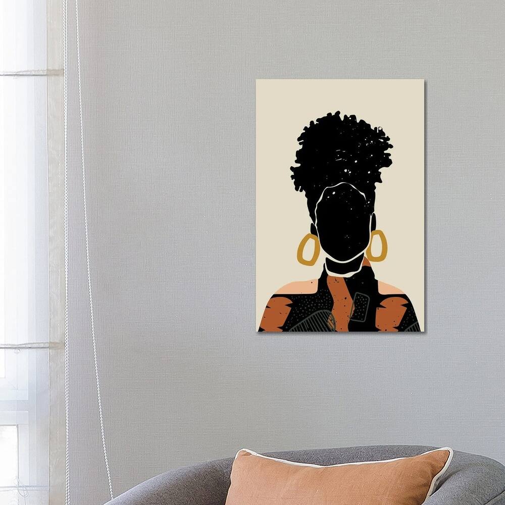 iCanvas "Black Hair No. 14" by Domonique Brown Canvas Print