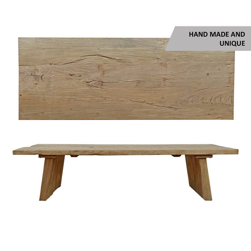 Artissance Laguna Weathered Coffee Table, 67 Inch Wide - 67 Inch Wide