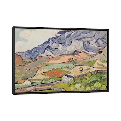iCanvas "The Alpilles, 1890 " by Vincent van Gogh Framed Canvas Print