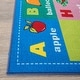 preview thumbnail 6 of 6, World Rug Gallery Kids Educational Learning Alphabet Symbols Non Slip Area Rug