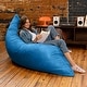 preview thumbnail 80 of 95, Jaxx 5.5' Huge Bean Bag Floor Pillow and Lounger for Adults - Microsuede Blueberry