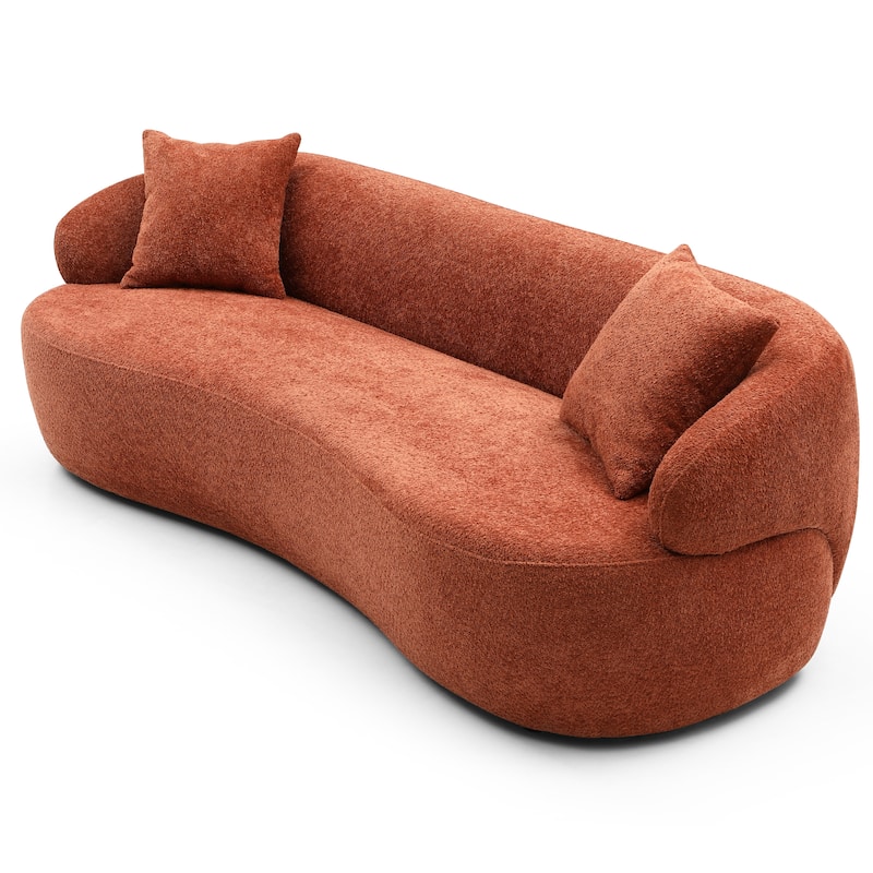 3-Seater Modern Contemporary Upholstered Fabric Sofa for Living Room