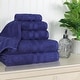 preview thumbnail 2 of 55, Superior Cotton Quick-Drying 6 Piece Highly Absorbent Towel Set Navy Blue