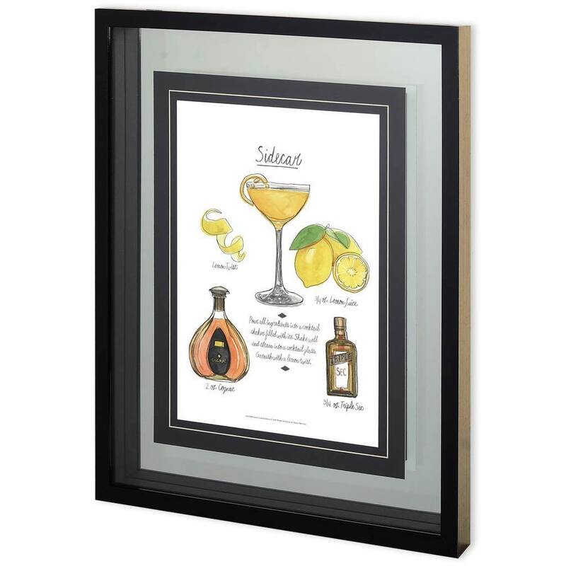 Classic Cocktail - Sidecar Framed Art Print