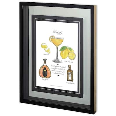 Classic Cocktail - Sidecar Framed Art Print
