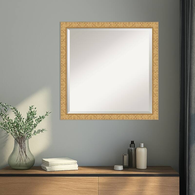 Lila Beveled Wood Framed Wall Mirror